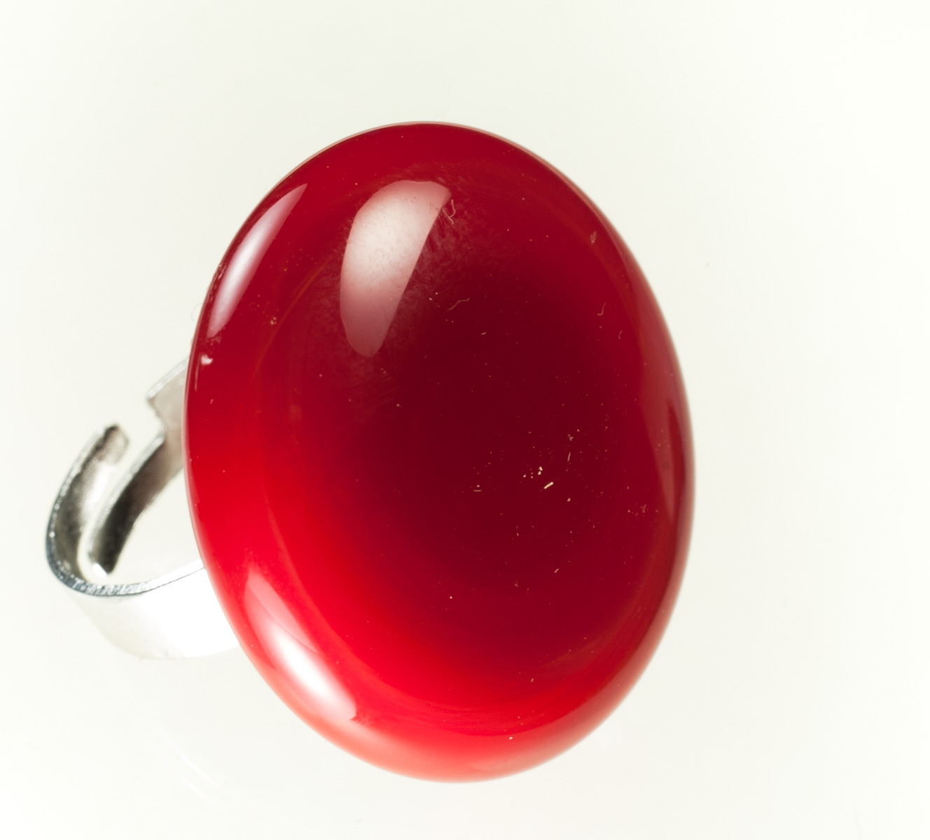 Prsten Jednobojni crveni